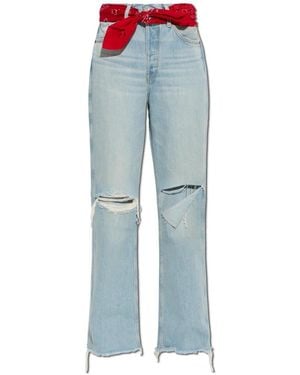 RE/DONE Straight Jeans - Bleu