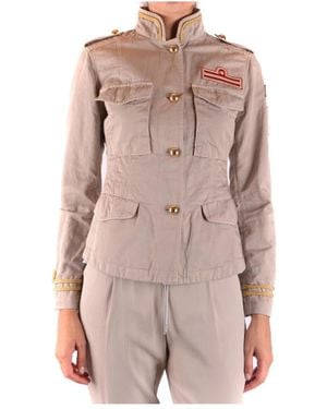Fay Light Jackets - Natural
