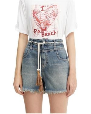 Liu Jo Denim Shorts - Blauw
