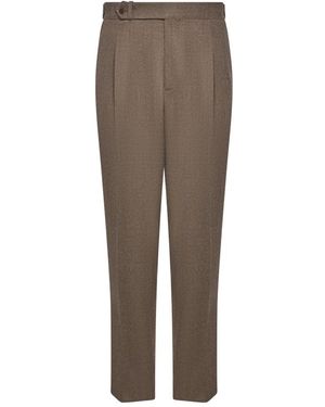 Franzese Collection Suit Trousers - Brown