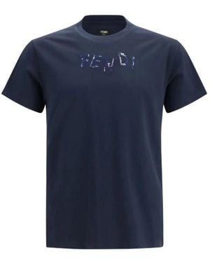 Fendi T-Shirts - Azul