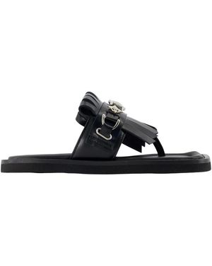 Toga Schoenen ,Zwart ,Leer Aj 1461 Sandalen
