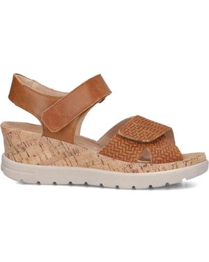 Hartjes Jazz Keilsandalen - Braun