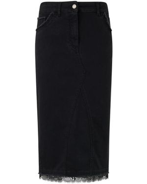 Alberta Ferretti Denim Skirts - Black