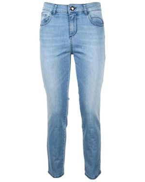 Semicouture Skinny Fit Jeans - Blue