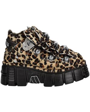 New Rock Lace-Up Boots - Negro