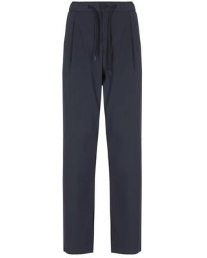 Herno Straight Trousers - Blue