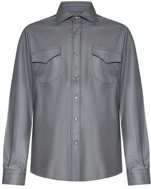Franzese Collection Casual Shirts - Grigio