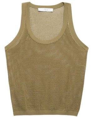 Tela Sleeveless Tops - Verde