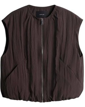 Opus Werina Gilet - Zwart