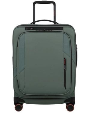 Samsonite Koffers ,Groen ,Polyester Glazed Spinner 55/20 Exp