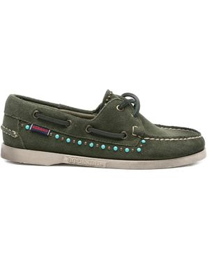 Sebago Sailor Shoes - Verde
