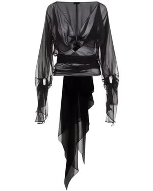 Mugler Blouses - Black