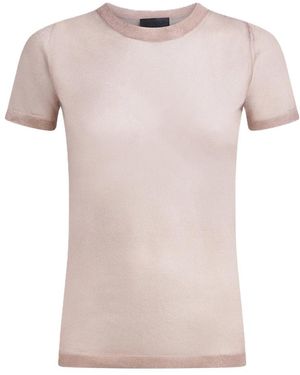 Dondup Polyester T-Shirt - Roze
