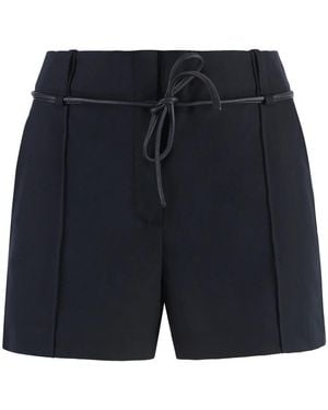 Yves Salomon Short Shorts - Blue