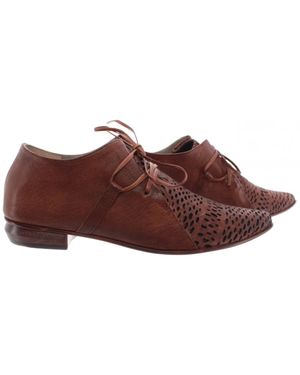 Ixos Schoenen ,Bruin ,Leer Laced Schoenen