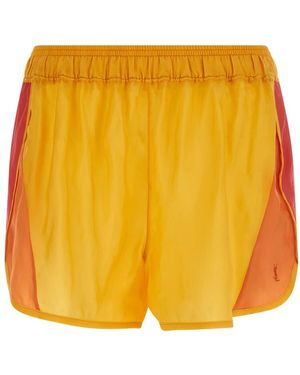 Saint Laurent Running Shorts - Amarillo
