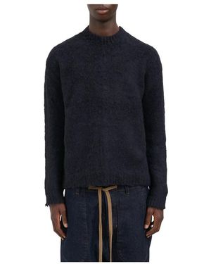 Uma Wang Round-Neck Knitwear - Azul