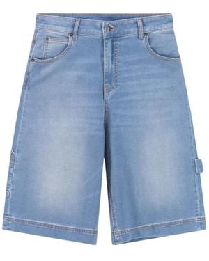 8pm Cancun Denim Shorts - Blauw