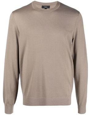 Theory Round-Neck Knitwear - Grey