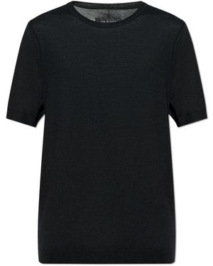 Rag & Bone Rundhalsausschnitt T-Shirt - Schwarz