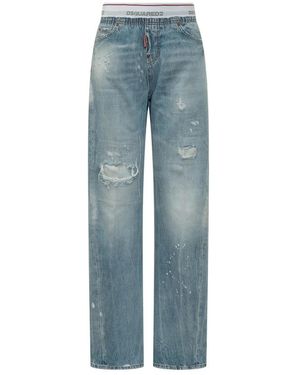 DSquared² Straight Jeans - Azul