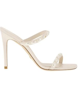 Stuart Weitzman Schoenen ,Wit ,Leer Pearlita Sandal - Metallic