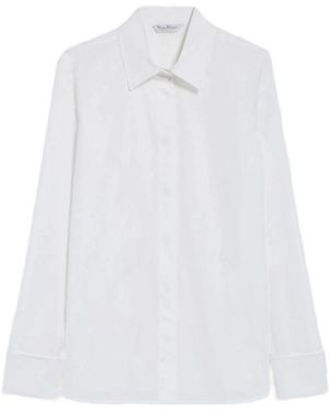 Max Mara Baumwollhemd - Weiß