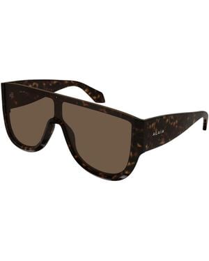 Alaïa Oversized Square Sonnenbrillen - Braun
