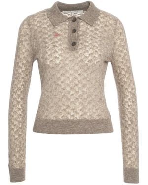 Second Female Round-Neck Knitwear - Natural