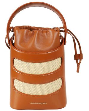 McQueen Bucket Bags - Marrón