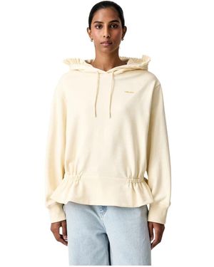 Stine Goya Hoodies & Sweatvesten ,Katoen Hoodie - Naturel