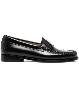 G.H. Bass & Co. Handgemaakte Leren Loafers - Zwart