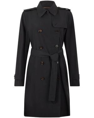 Moorer Trench Coats - Negro