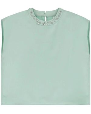 Imperial Sleeveless Tops - Verde