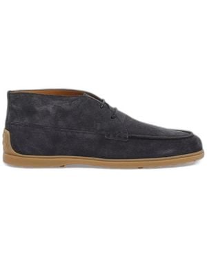 Tod's Lace-Up Boots - Blu