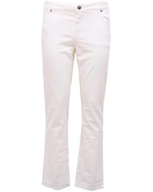 Fay Weiße Denim Hose Hergestellt