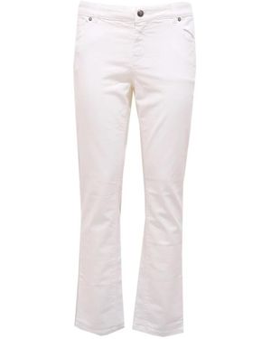 Fay Witte Denim Broek Gemaakt