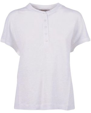 Kangra Tops ,Wit ,Linnen Serafino