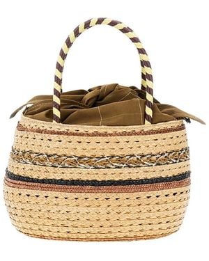 Exquisite J Bucket Bags - Metallic