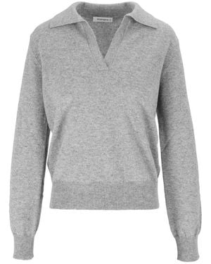 Kangra V-Neck Knitwear - Gris
