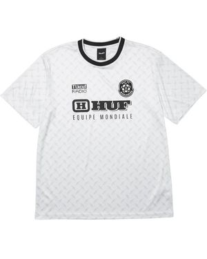 Huf Fitness ,Wit ,Polyester Voetbalshirt