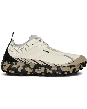 Norda Fitness ,Wit ,001A Running Schoenen - Bruin