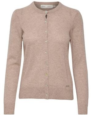 Inwear Melange Cashmere Cardigan - Pink