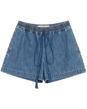 Valentino Denim Shorts - Azul