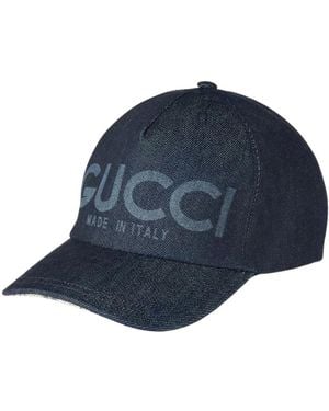 Gucci Hat W Denim - Blau