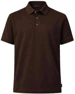 Zanone Polo Shirts - Brown