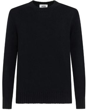 Alpha Industries Round-Neck Knitwear - Black