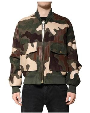 Dolce & Gabbana Bomber Jackets - Black