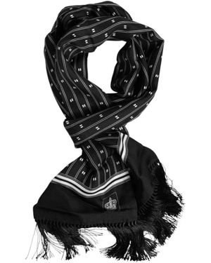 Dolce & Gabbana Silky Scarves - Zwart
